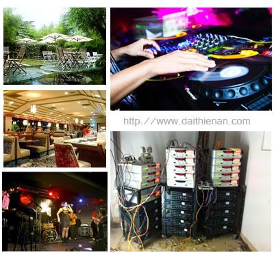 Thi công seup âm thanh DJ, Nhà hàng, Outdoor - indoor