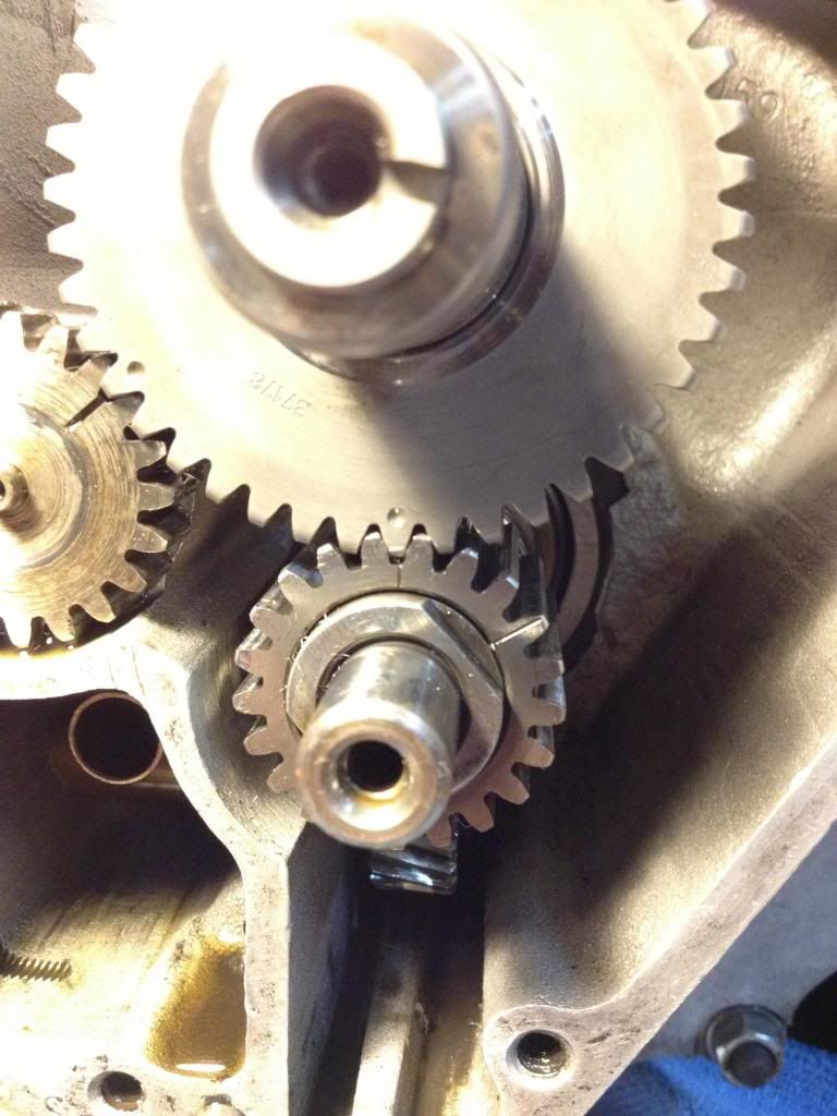 Shovelhead pinion gear timing mark Jockey Journal Forum