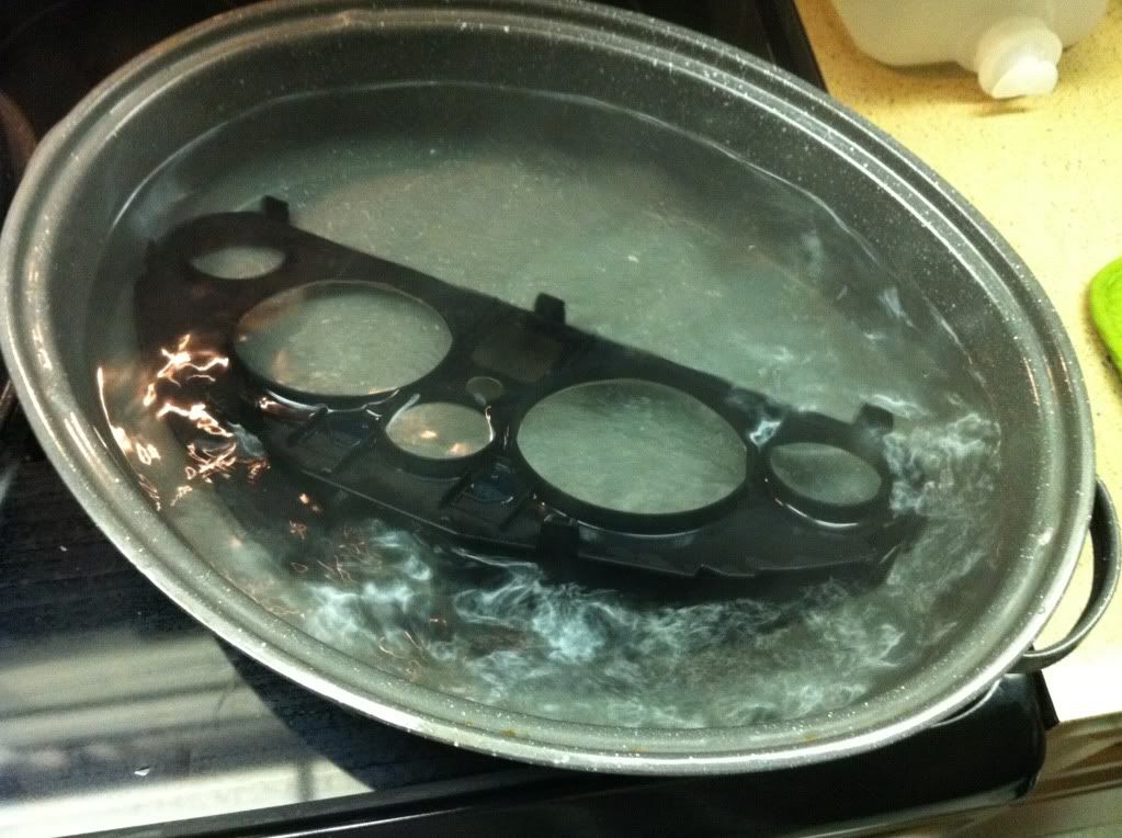 DIY short instrumentcluster lens polishing