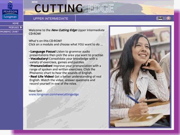 NEW CUTTING EDGE upper INTERMEDIATE interactive CDROM