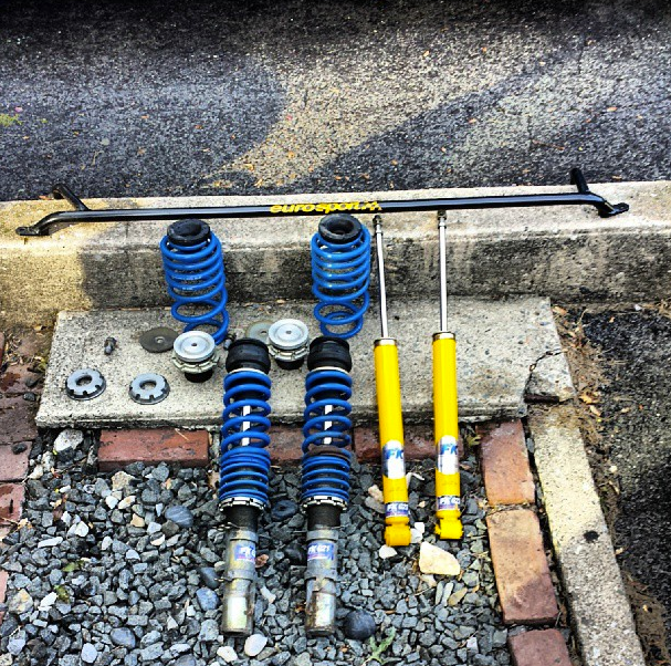 FK SILVERLINE PLUS COILOVERS and EUROSPORT STRUT BRACE VW Vortex