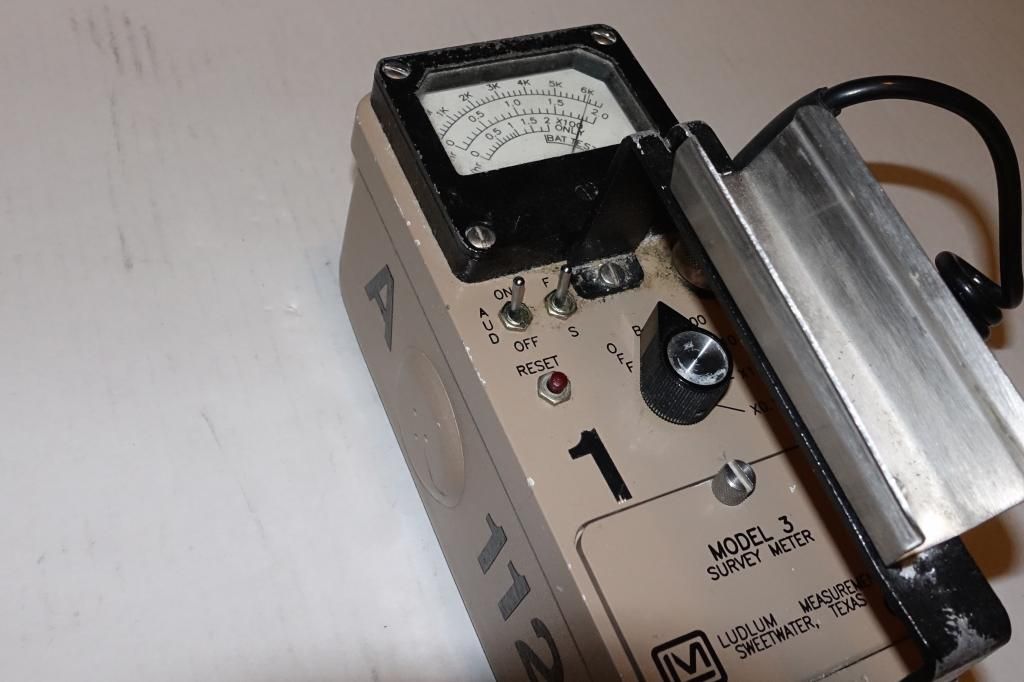 Ludlum Measurements Inc. Geiger Meter, Model 3 & 449 Pancake Radiation