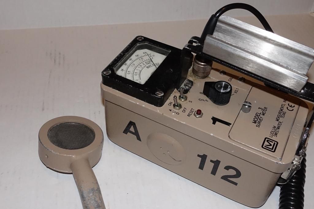 Ludlum Measurements Inc. Geiger Meter, Model 3 & 449 Pancake Radiation