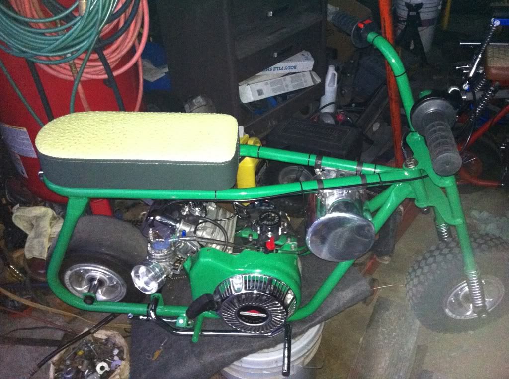 Custom mini bike seats