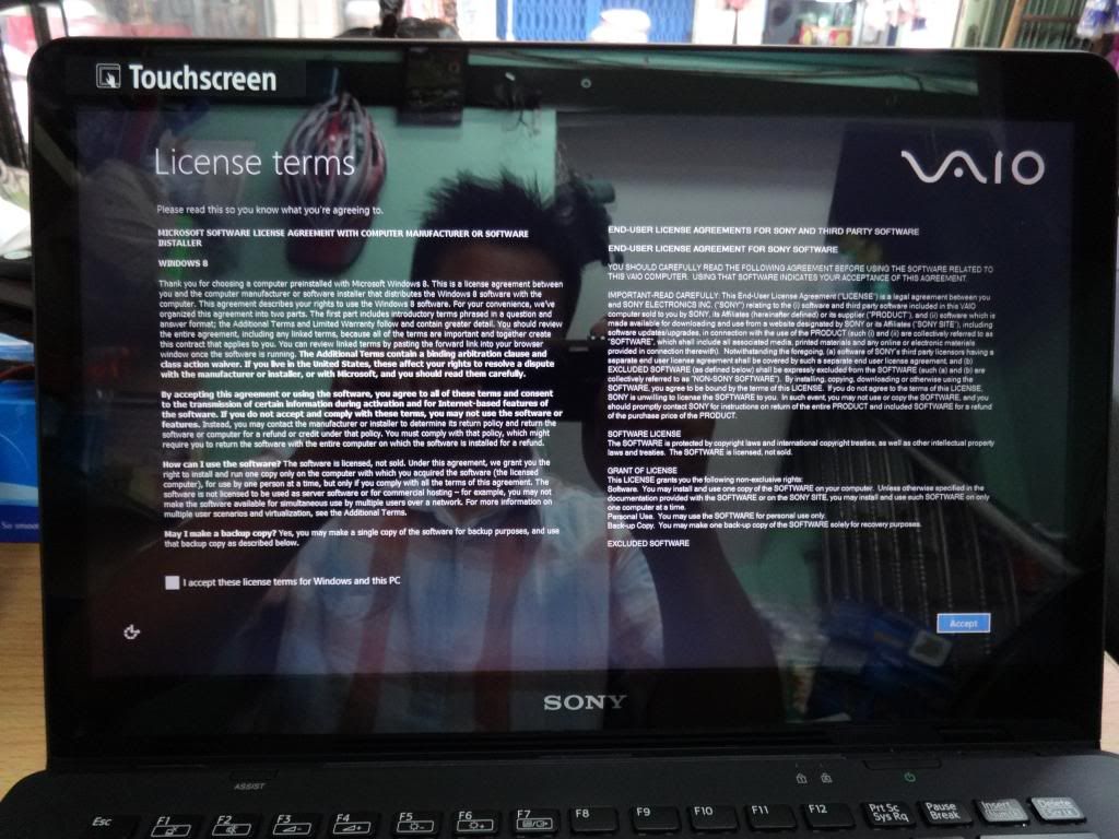 Sony SVF14A15CXB (CPU I5/RAM 8GB/HDD 750GB màn hình cảm ứng) - 2