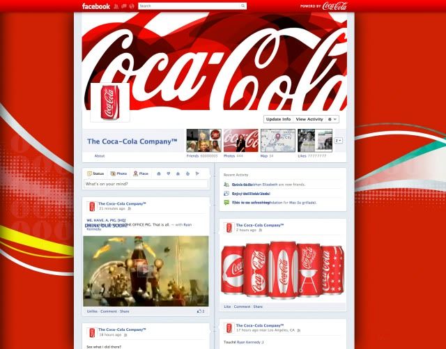 Contoh Desain Kreatif Facebook Timeline