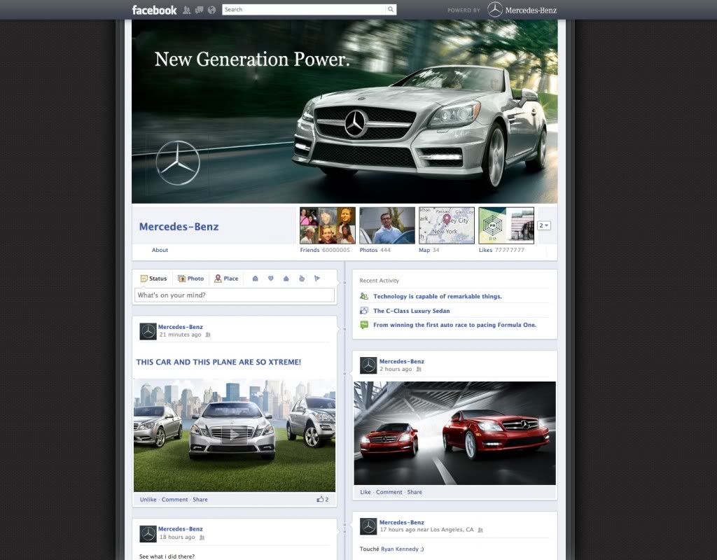 Contoh Desain Kreatif Facebook Timeline