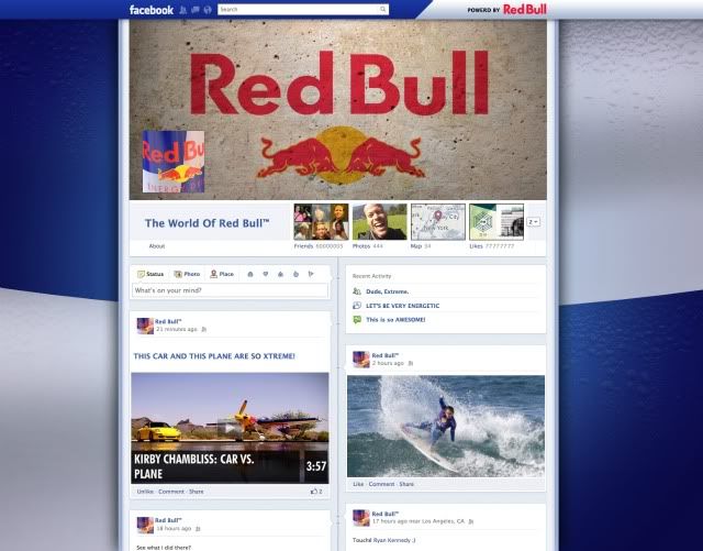 Contoh Desain Kreatif Facebook Timeline