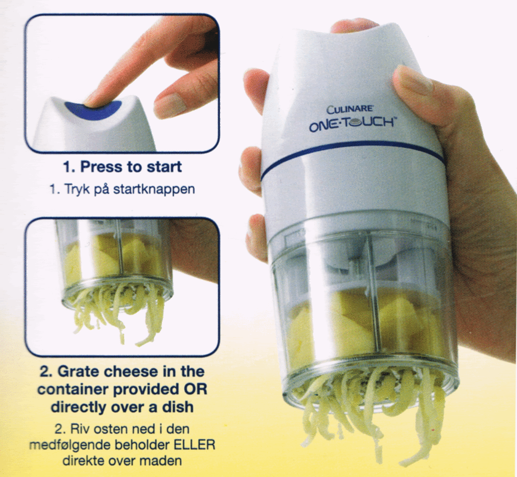 one touch automatic electric power cheese grater