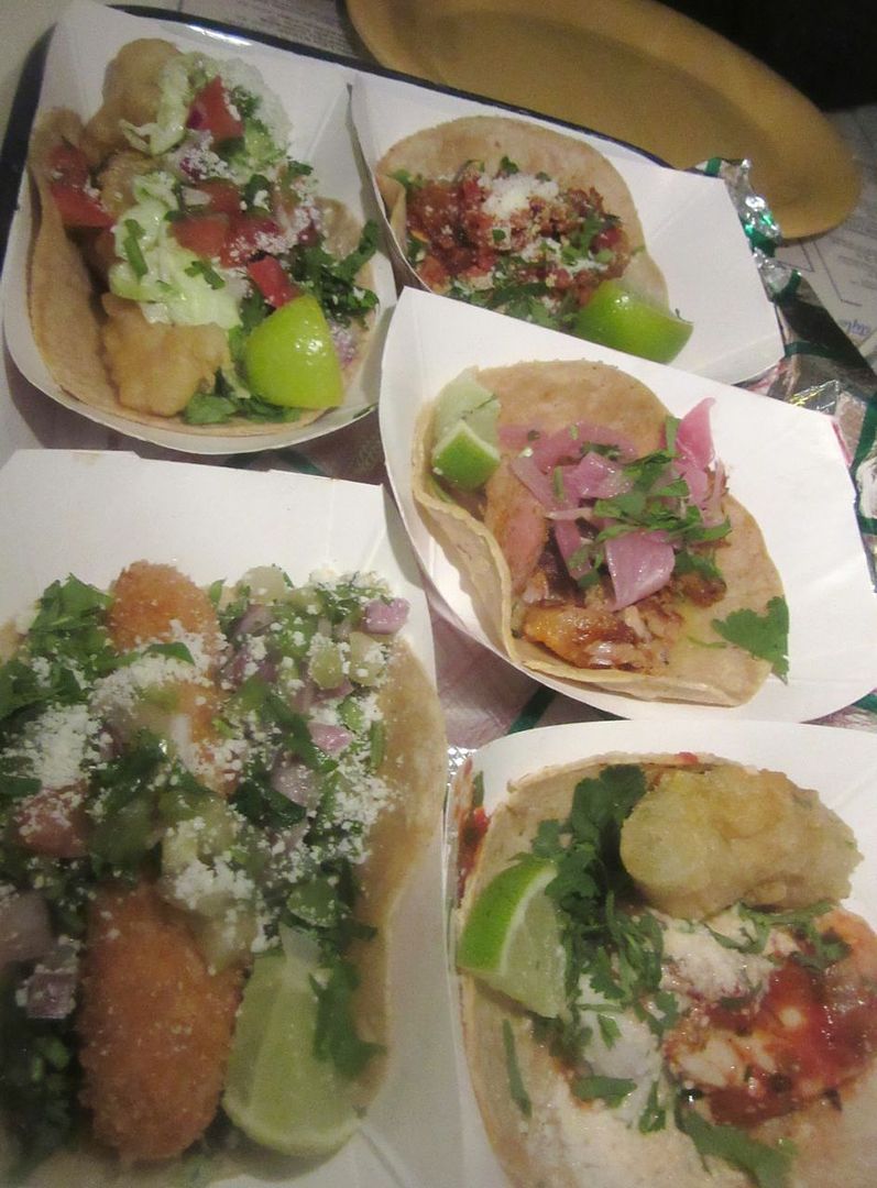 I’ve ordered twenty tacos so each of our foursome can taste half of each taco on the menu.