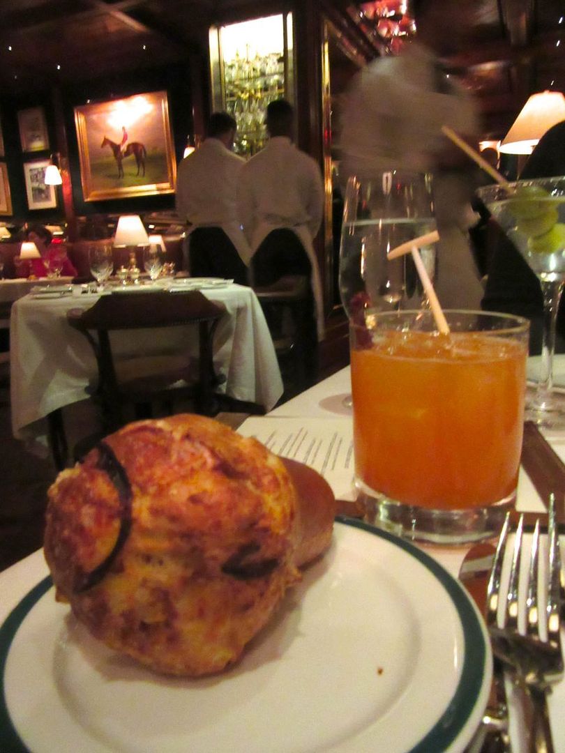 The Polo Bar popover is restrained and tailored like a Ralph Lauren pin-stripe suit.