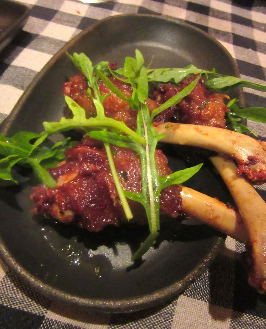 Fiercely rich and juicy, with cirtrus-chile pow, duck wings are fried in duck fat.