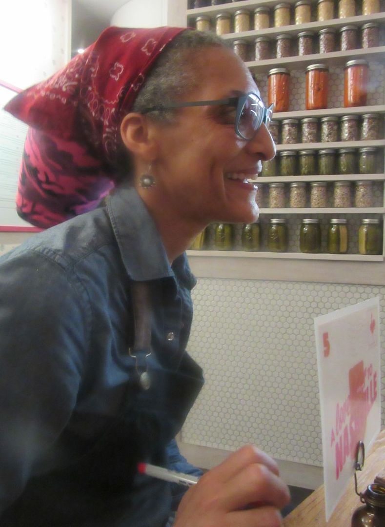 Carla Hall sits down to explain the heat ratings and help our crew “pick our chicken face.”