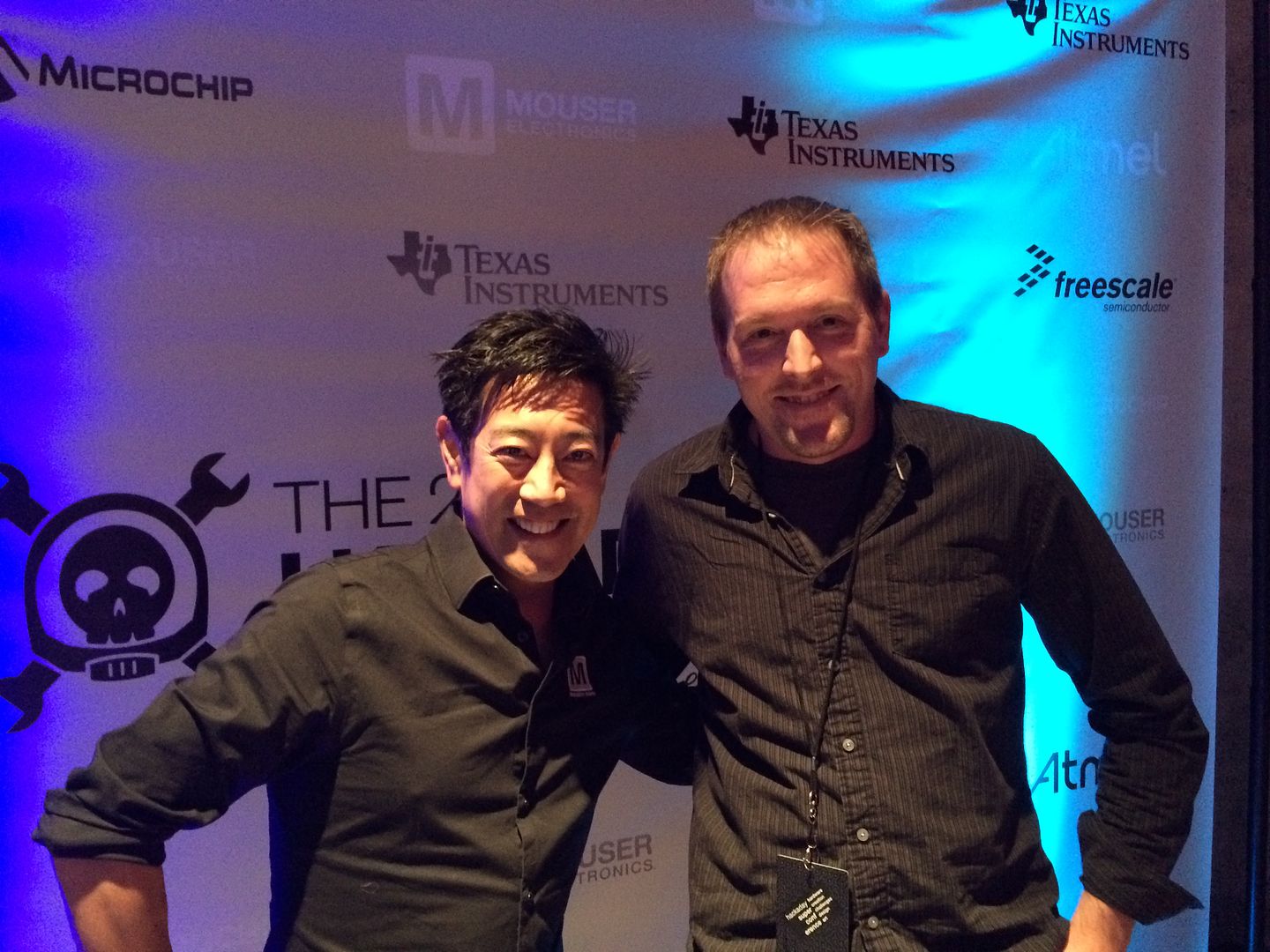 Eric William of mkme.org with Grant Imahara