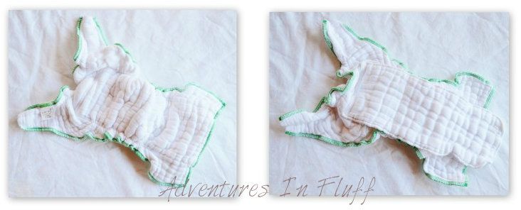 Green Mountain Diapers - Cloth-eez Workhorse Fitted - Inside and Outside