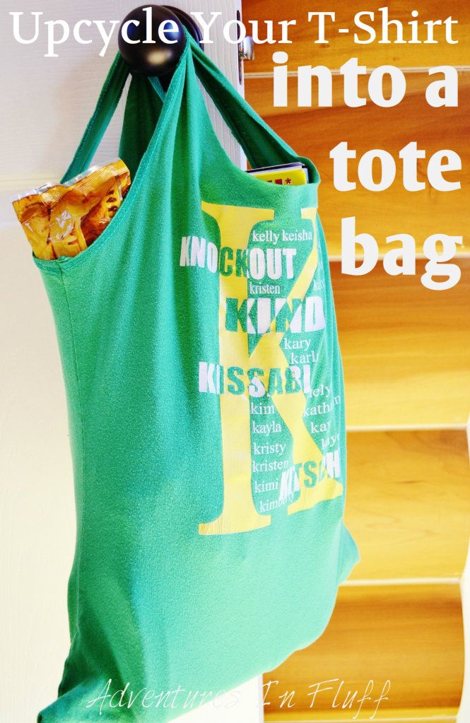 How To: Upcycle Your T-Shirt Into A Tote Bag