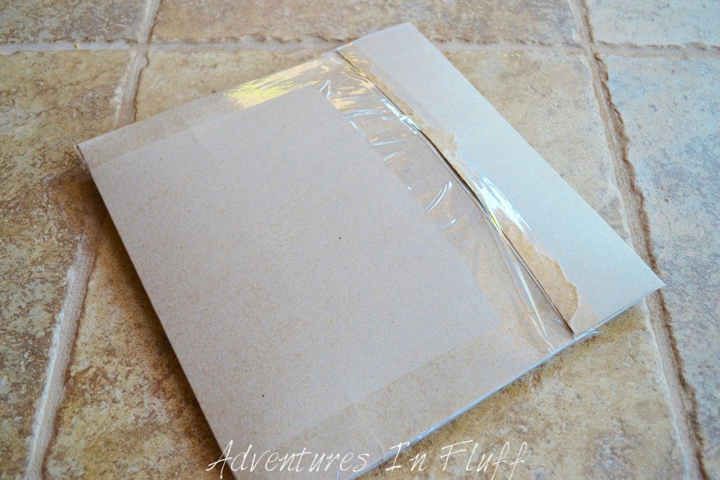 Upcycle a cereal box into a shipping envelope - Tape Closed