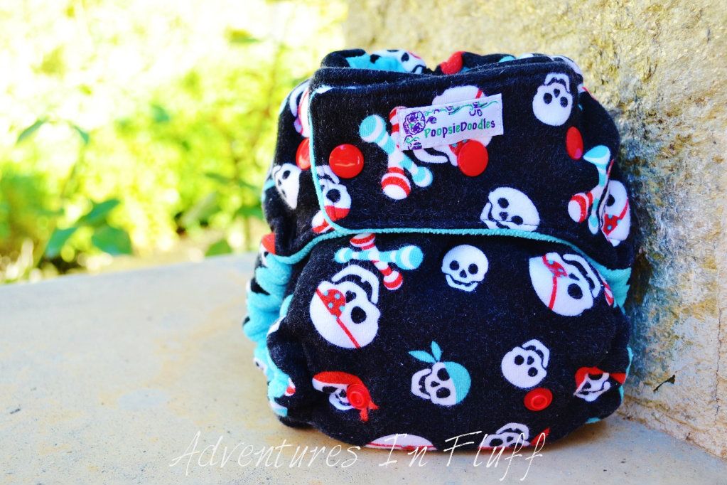 Poopsie Doodles One-Size Fitted Cloth Diaper