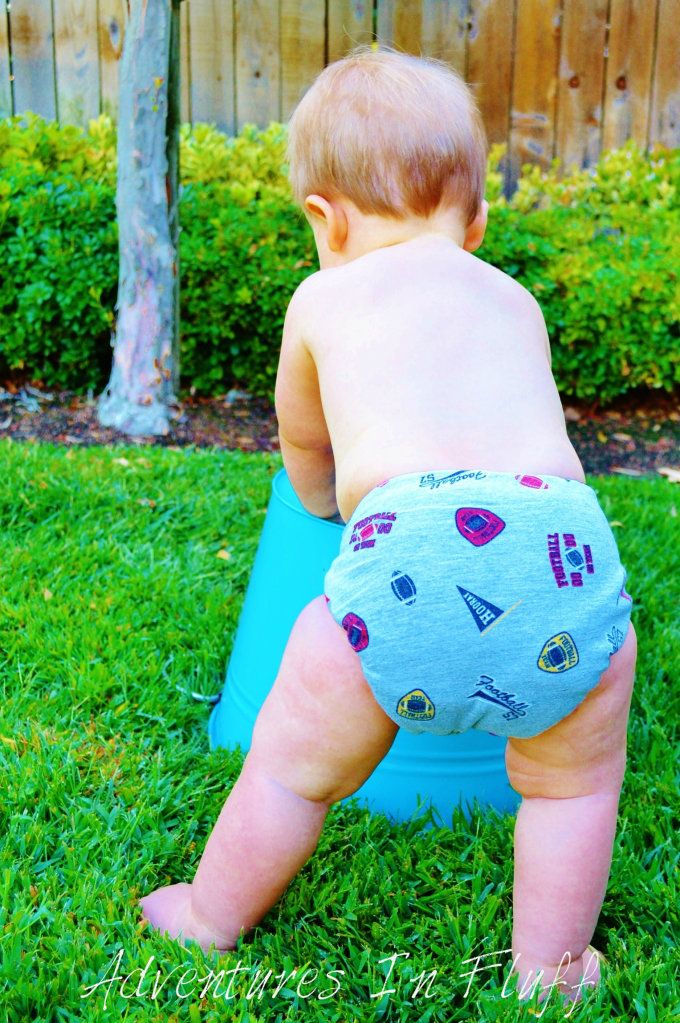 Mommy Loves Maddy One-Size Hybrid Fitted Cloth Diaper - On my baby