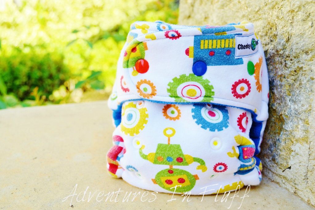 Cheeky Revolution One-Size Hybrid Fitted Cloth Diaper