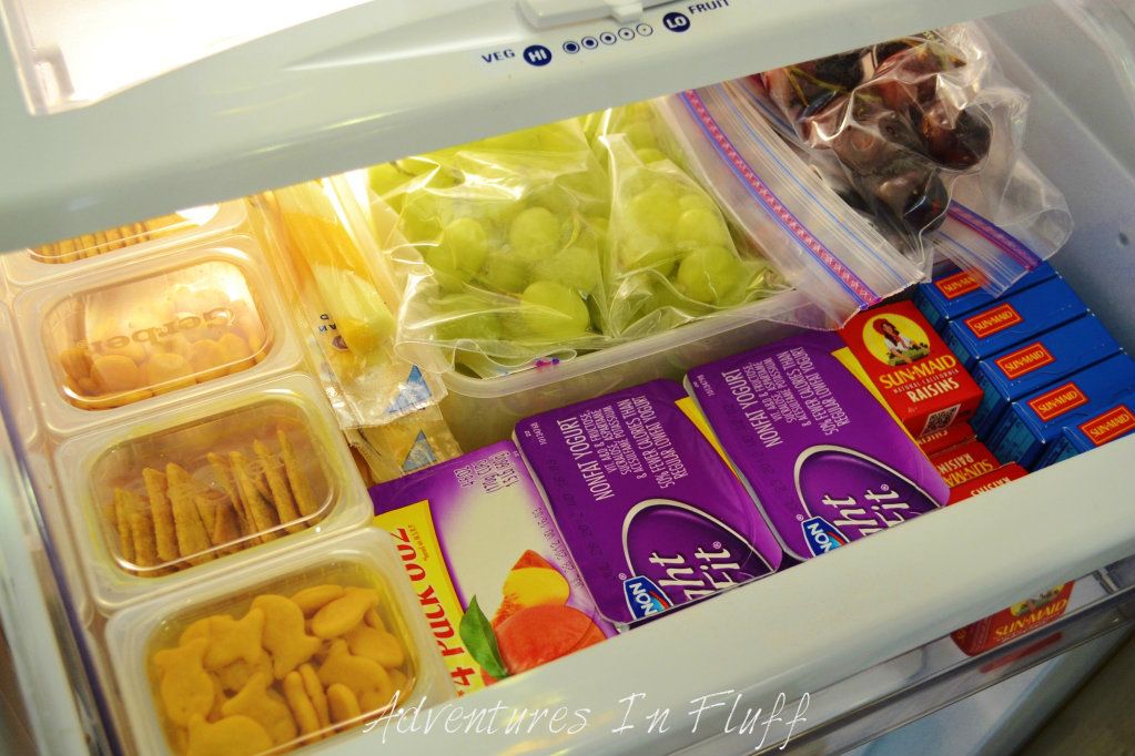 Put Snack Containers In Fridge, Cabinet, or School Lunch Bag
