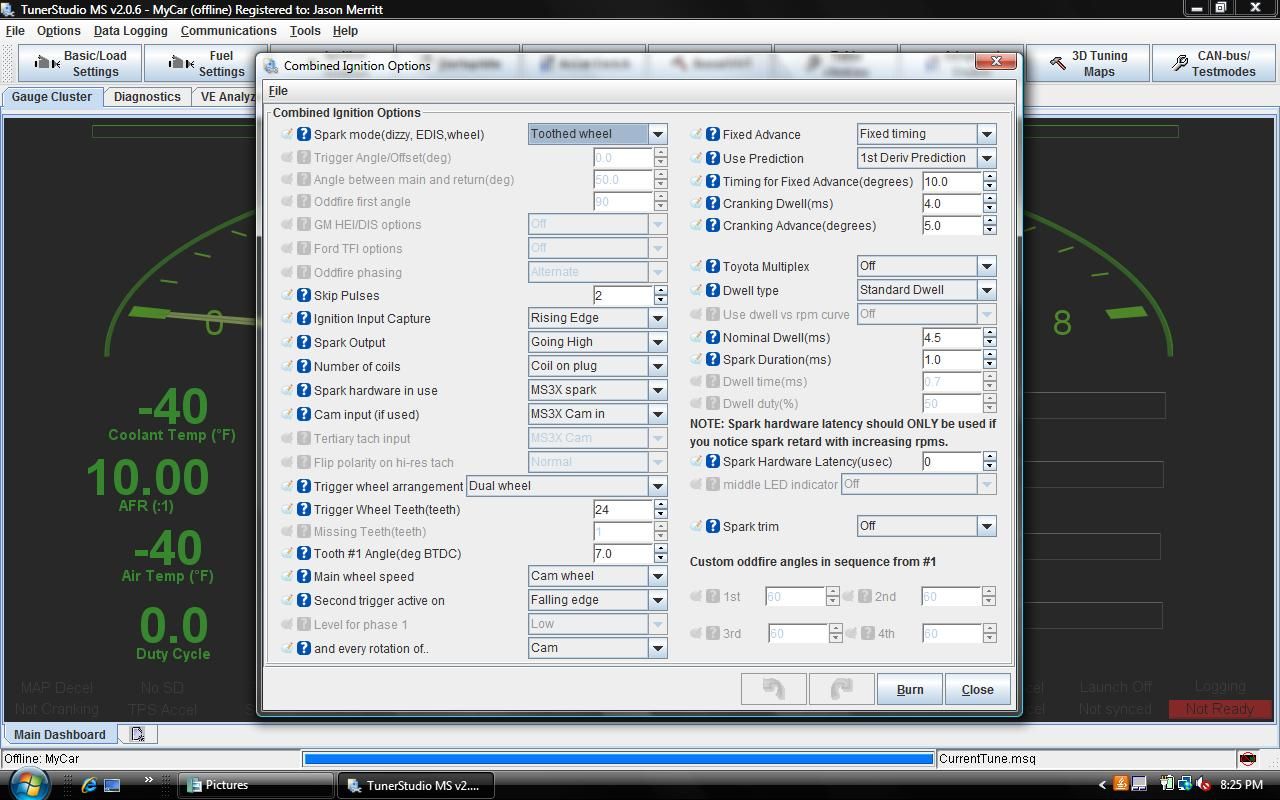 Ignition Timing Jitter & Timing Drift... 24+1 Optical Megasquirt Support Forum (MSEXTRA)