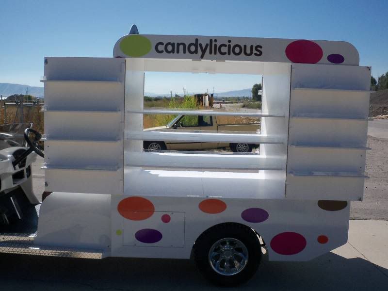 Custom kiosk golf cart Custom kiosk golf cart