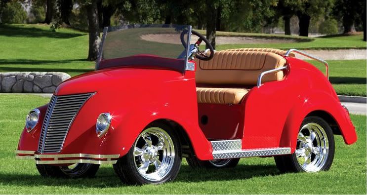 Smoothster retro custom golf cart Smoothster retro custom golf cart