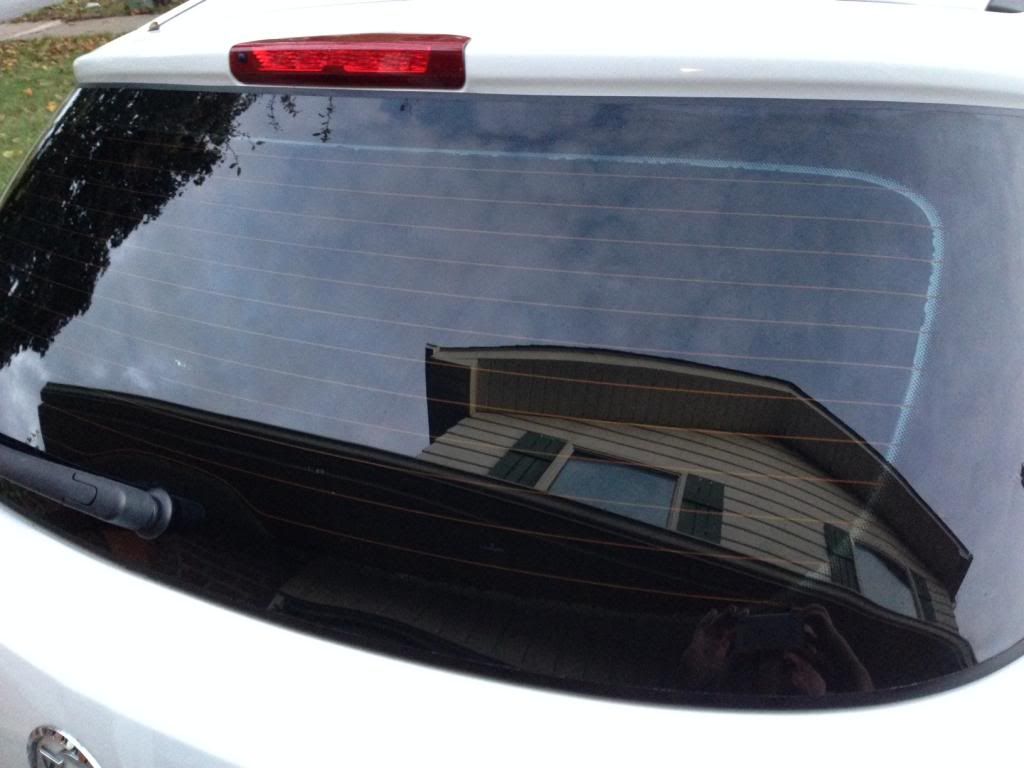 Attempting dot matrix glue fix Window Tinting General Discussion