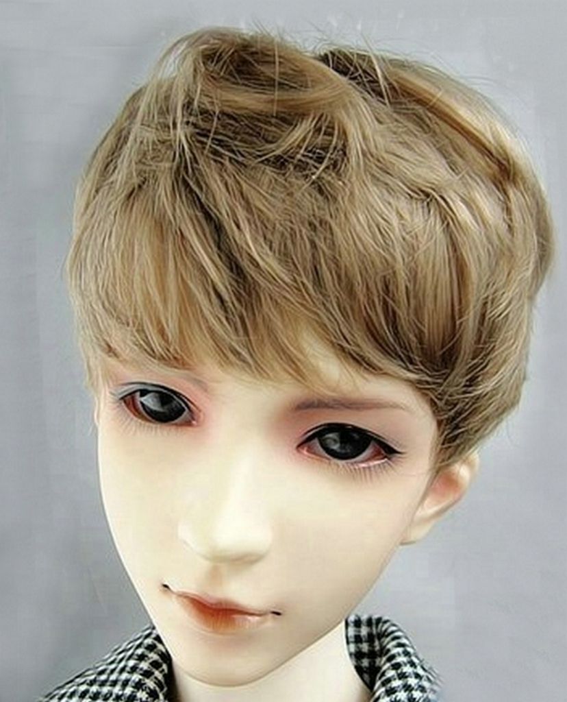 Brand New Carrot 7-8/" Mohair 1//4 BJD SD Super Dollfie Mohair Pigtail Wig