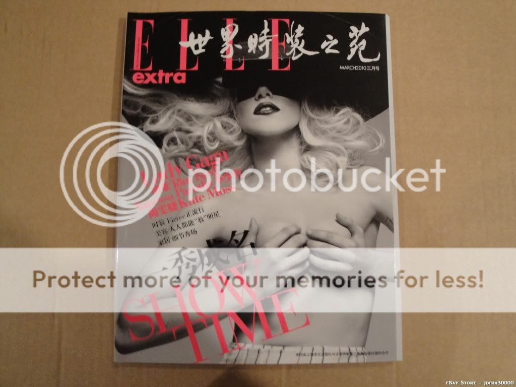  Today Lady Gaga   Elle (China) Magazine   March 2010   Brand New 