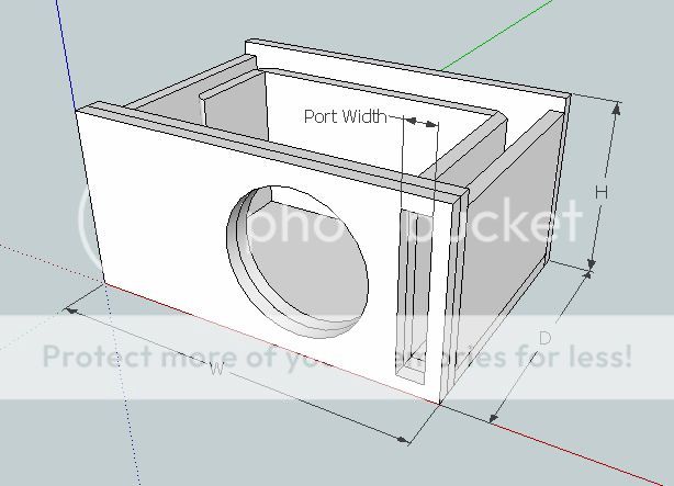 SA-8v2 ported box help - Subwoofers / Enclosures - A Car Audio ...