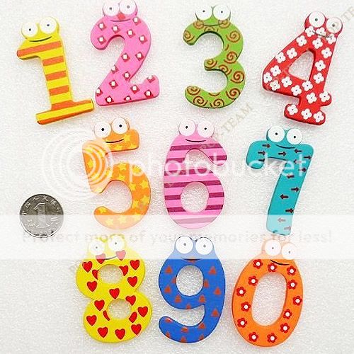 Wooden Fridge Magnet 26 Letter Alphabet Number Educational Toy Baby 3 Style JZ9M