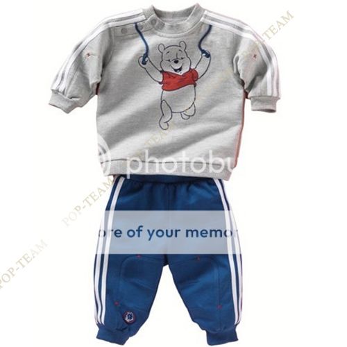 Boy Toddler Baby Long Top Pants 2pcs Outfit Set 0 3Y Tracksuit Clothes Bear TYC5