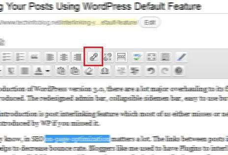 Optimasi SEO WordPress dengan Interlink Optimasi SEO WordPress dengan Interlink