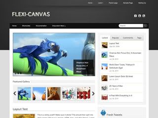 Flexi-Canvas WordPress Theme 5 Theme WordPress Gratis Dari Designmoo