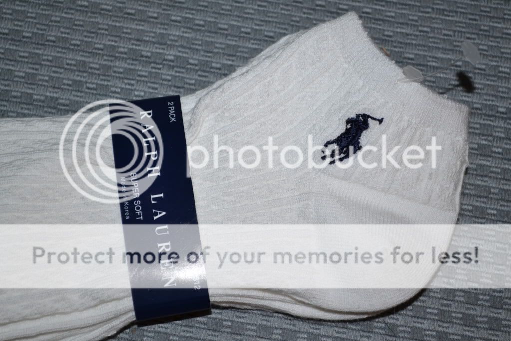 POLO Ralph Lauren Super Soft Dress Socks White 3 Pack NWT  